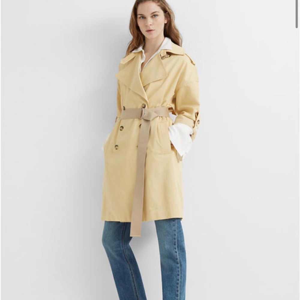 Adjustable Sleeve Soft Trench